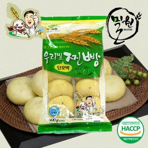 [진미락]밀원 우리밀 단호박찐빵500g(10개)-수입팥